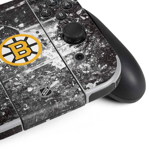 NHL Boston Bruins Iced Nintendo Switch OLED (2021) Skin